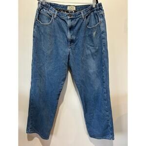 Vintage L.L.Bean flannel lined jeans mens 40x30 cotton